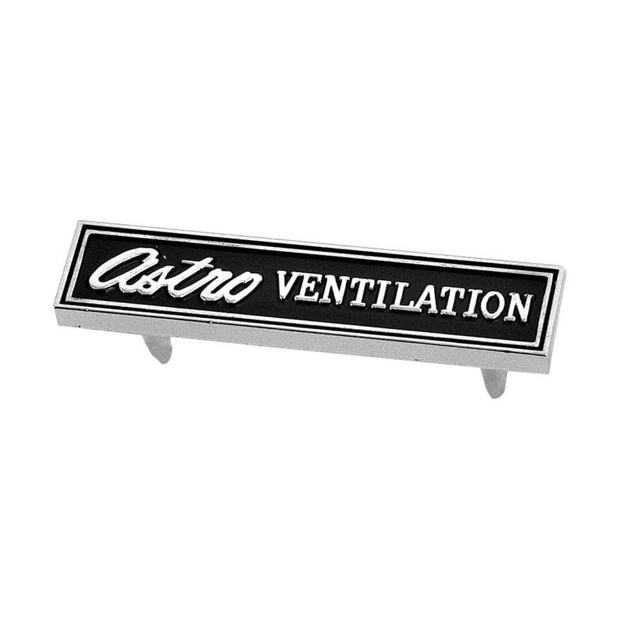 Front Astro Ventilation Dash Carrier Emblem