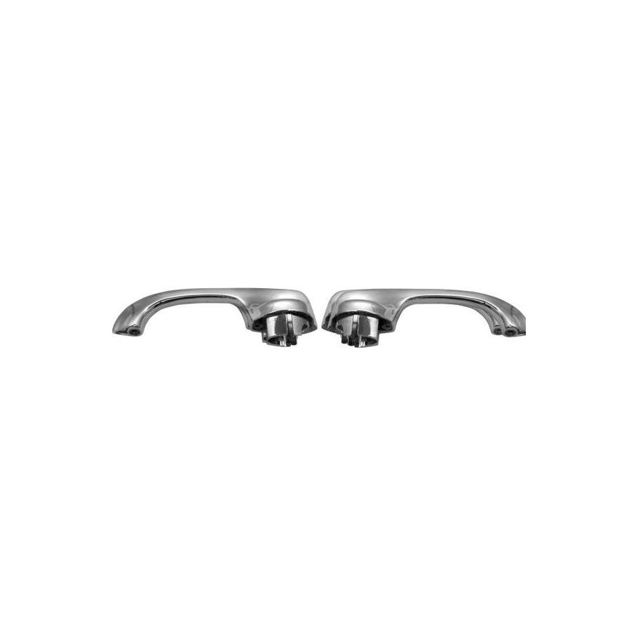 Front Exterior Door Handle set without Buttons pair