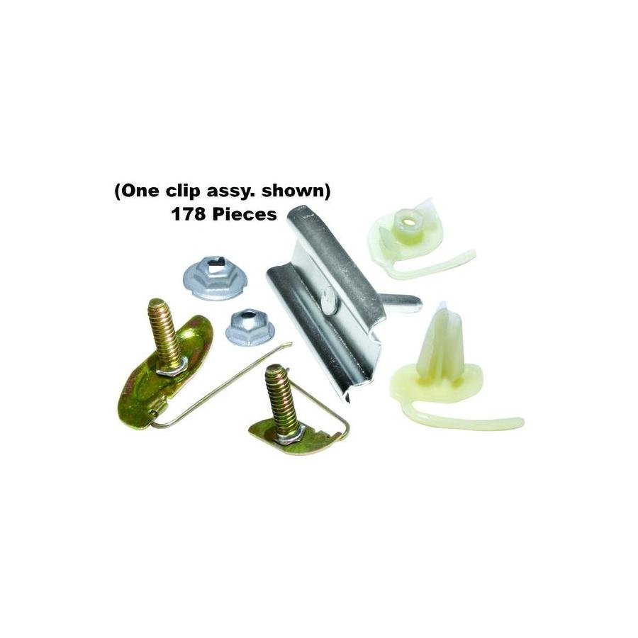 Complete Body Side Molding Clip Set