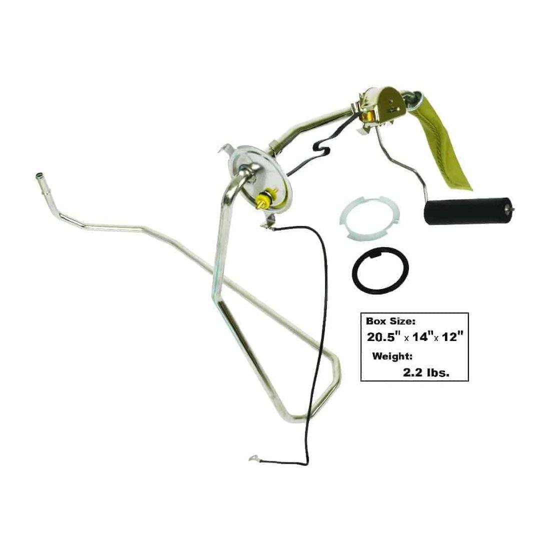 Rear Gas Tank Sending Unit 3/8 Stainless