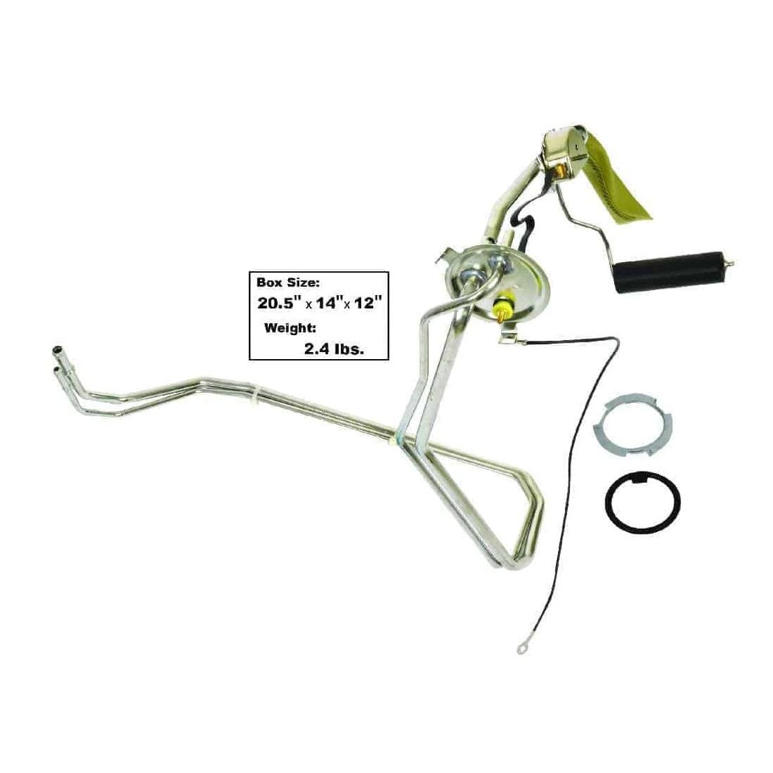 Rear Gas Tank Sending Unit 3/8 and 1/4 Stainless