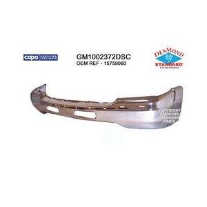 Front Bumper Chrome for Models with Diesel Engine with Air Holes Includes Brackets in Box