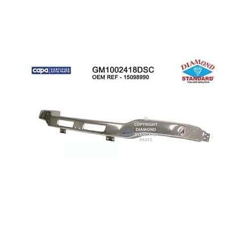 Front Bumper Steel Premium Chrome Finish