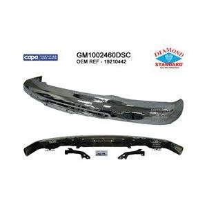 Front Bumper Steel Chrome Finish Includes Brackets