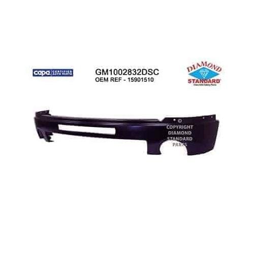 Front Bumper Face Bar Primed PTM for Denali Models with Tow Hooks Includes Brackets
