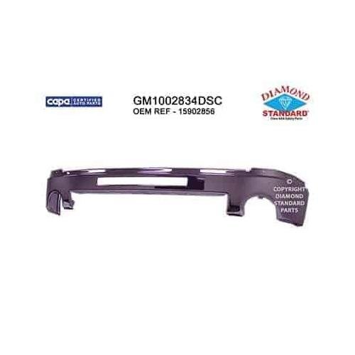 Front Bumper Chrome with Center Hole