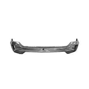 Front Bumper Face Bar Chrome without Park Assist Sensor Holes with Fog Lamp Holes