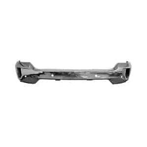 Front Bumper Face Bar Chrome with Park Assist Sensor Holes with Fog Lamp Holes