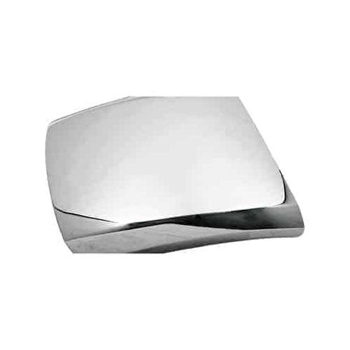 Front Left Bumper End Chrome without Fog Holes -CAPA Certified