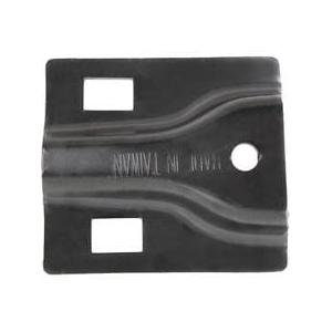 Front Right Lower Bumper Cover Support to Skid Plate made of Steel