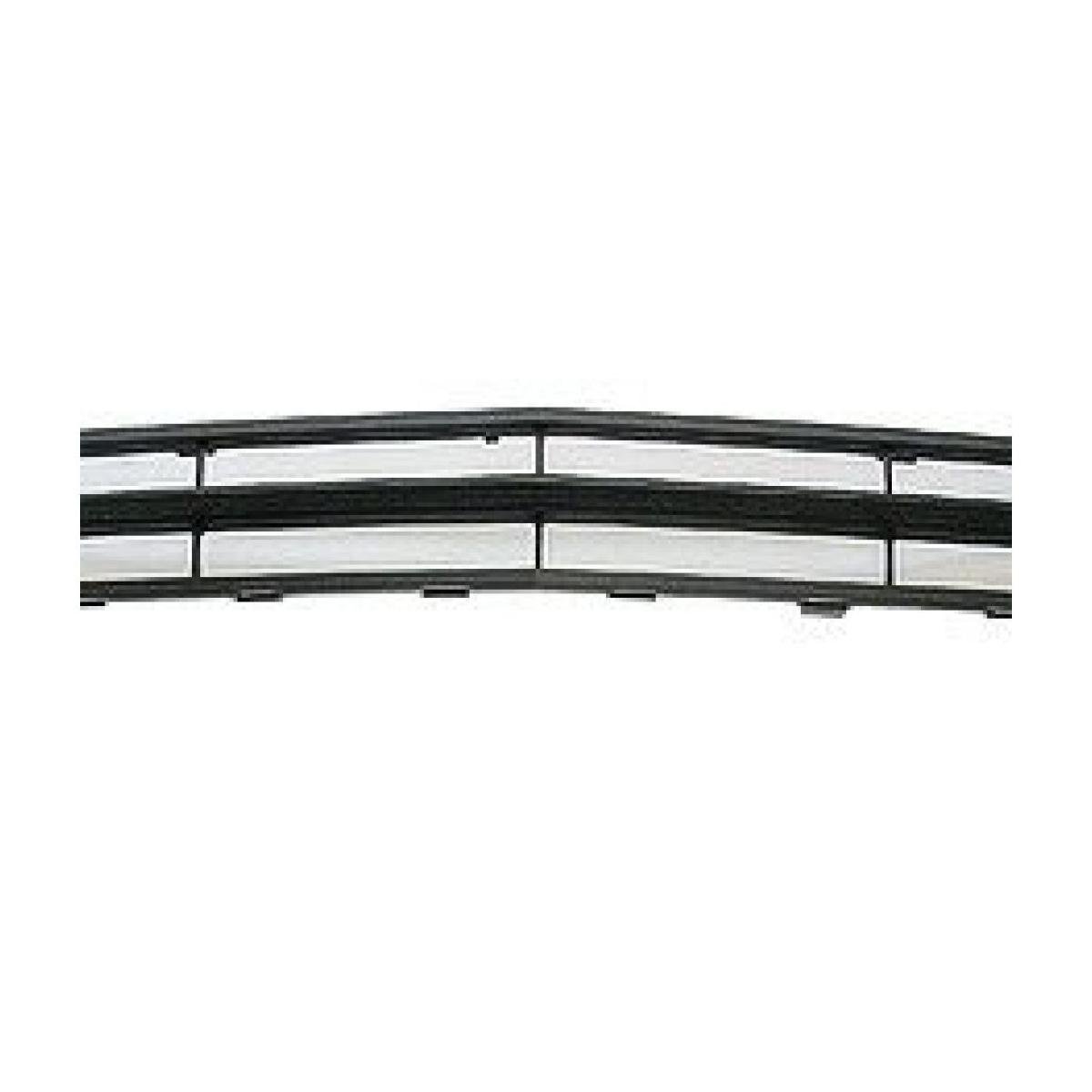 Front Bumper Cover Grille without Fog Lights Matte-Black