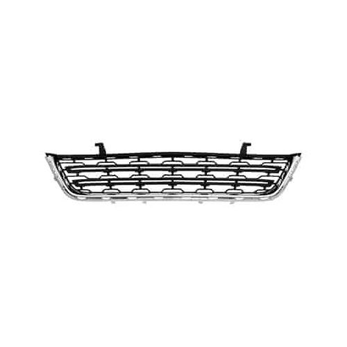Front Bumper Cover Grille Matte-Gray with Chrome Molding for LS and LT Models