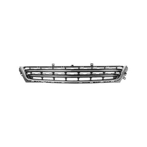 Front Bumper Cover Grille for LTZ and Premier Models Black with Chrome Molding