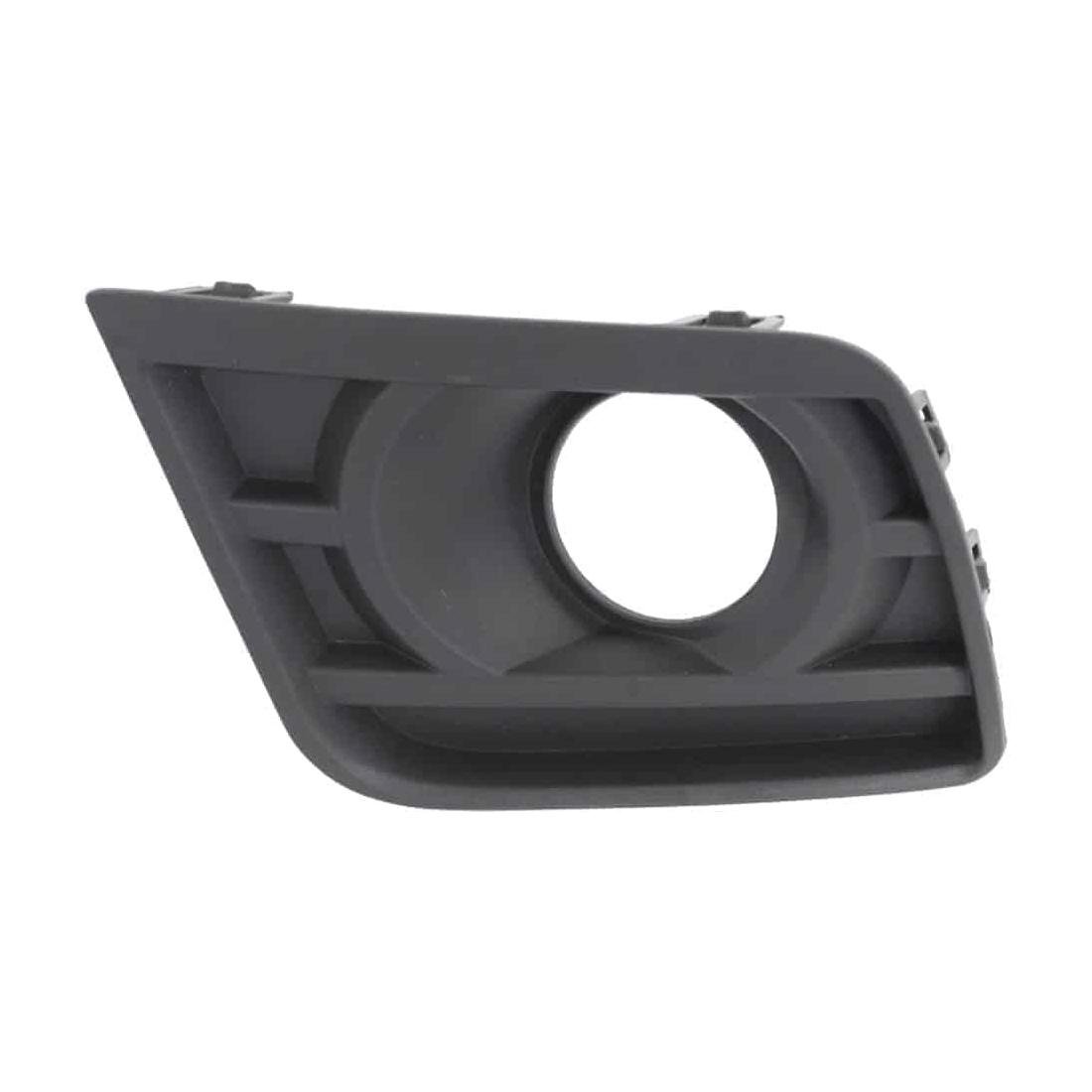 Front Left Bumper Fog Lamp Bezel with Tow Hook Hole Textured Black