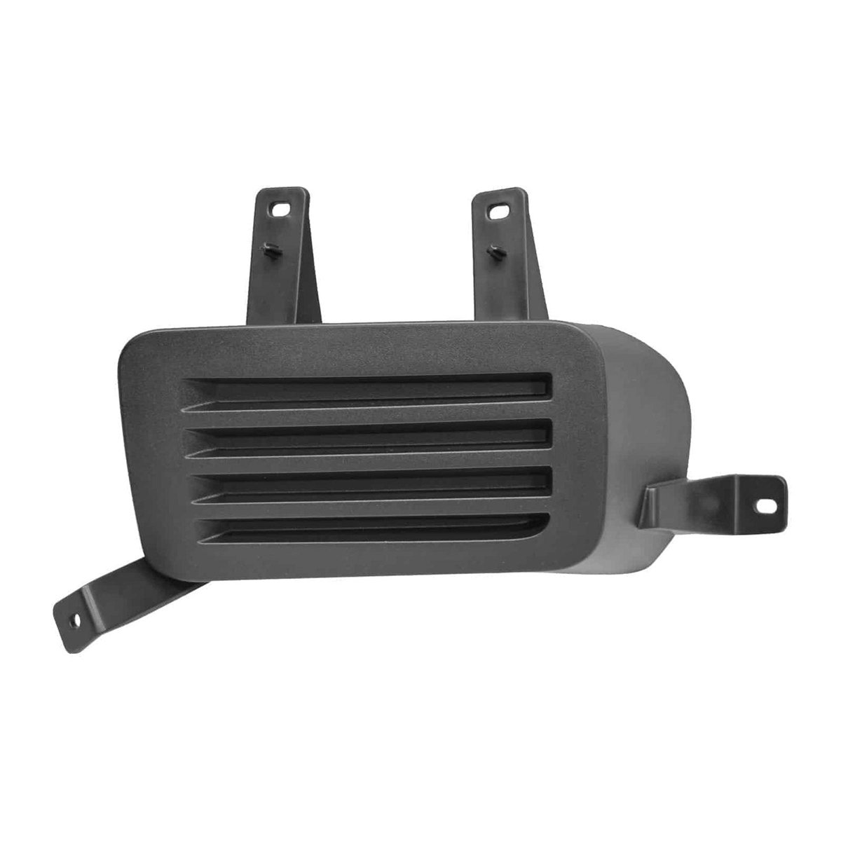 Front Left Bumper Fog Hole Cover Matte-Black