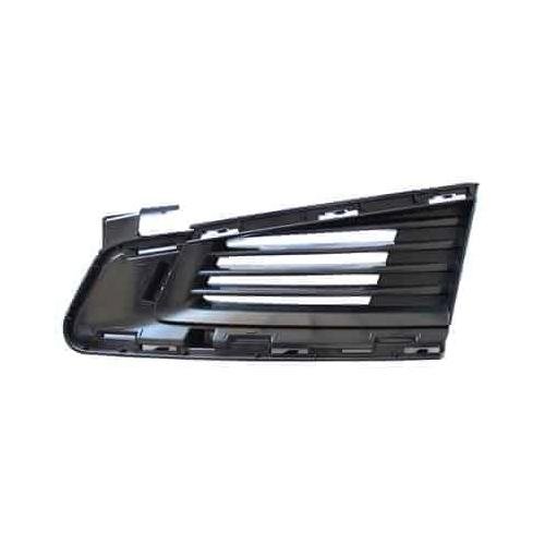 Front Left Bumper Cover Lower Grille for Sedan Models with Park Assist Textured Black Finish