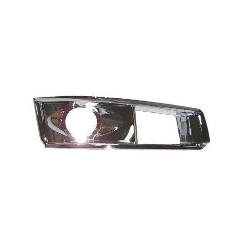 Front Right Bumper Fog Lamp Bezel Chrome for use with HID Lights