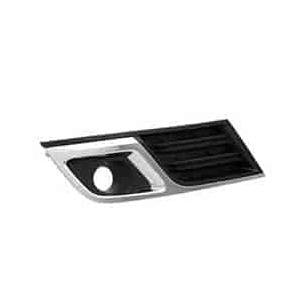 Front Right Bumper Fog Lamp Bezel for LT Models Black with Chrome