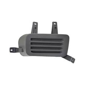 Front Right Bumper Fog Hole Cover Matte-Black