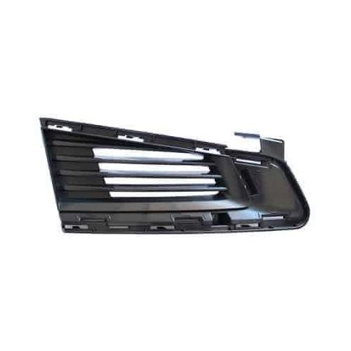 Front Right Bumper Cover Lower Grille for Sedan Models with Park Assist Textured Black Finish