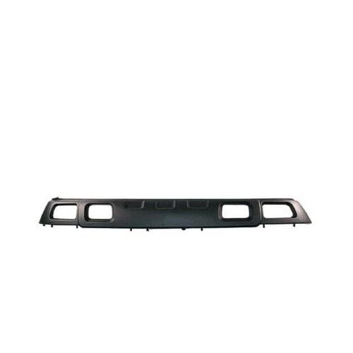 Front Bumper Lower Deflector Black with Fog Light Holes with Tow Hook Holes -CAPA Certified