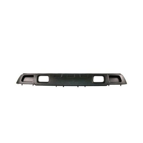 Front Bumper Lower Deflector Black without Fog Light Holes with Tow Hook Holes -CAPA Certified
