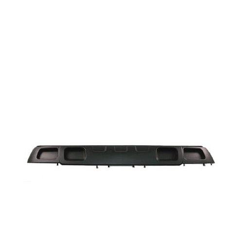 Front Bumper Lower Deflector Black without Fog Light Holes without Tow Hook Holes -CAPA Certified