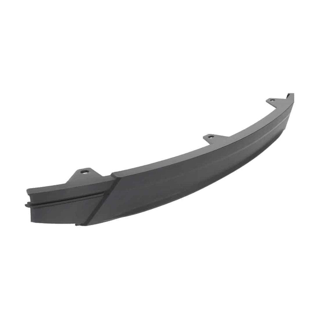 Front Left Bumper Cover Lower Deflector Black Plastic
