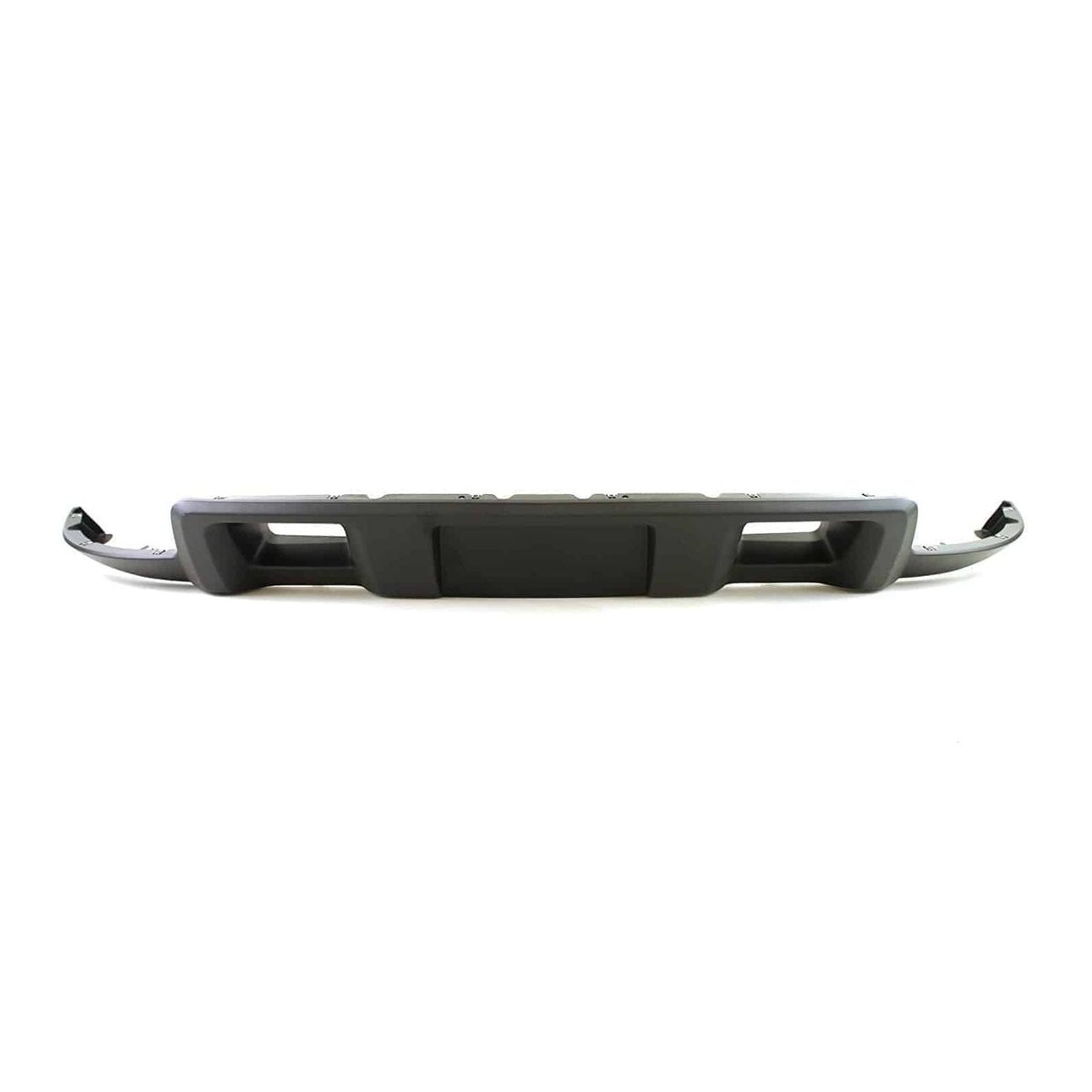 Front Bumper Lower Air Deflector Black PTM-CAPA Certified