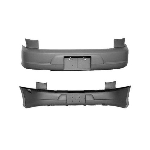 Rear Bumper Cover with Taillamp Fillers Built In Primed PTM -CAPA Certified