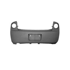 Rear Bumper Cover Small Exhaust Hole Left Side Except SS/Sport Primed PTM fits Coupe Models -CAPA Certified