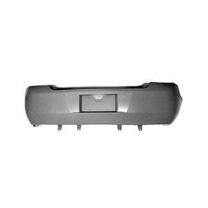 Rear Bumper Cover without Dual Exhaust Primed PTM -CAPA Certified