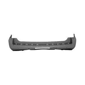 Rear Bumper Cover with Park Assist Sensor Holes without Flare Holes without Off Road Package Primed PTM -CAPA Certified