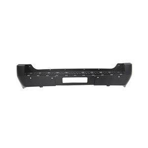 Rear Bumper Cover with Park Assist Holes and Recess for Trailer Hitch Primed PTM
