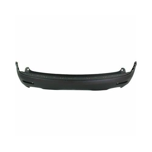Rear Bumper Cover without Park Assist Sensors Textured Black Except Denali Models -CAPA Certified