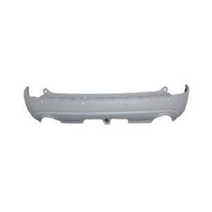 Rear Bumper Cover with Park Assist Sensors Primed PTM -CAPA Certified