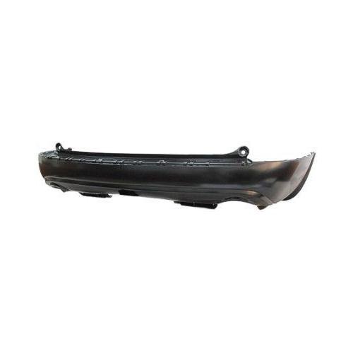 Rear Bumper Cover without Park Assist Sensors Primed PTM -CAPA Certified