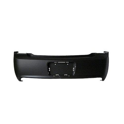 Rear Bumper Cover with Holes for Chrome License Frame Primed PTM Except 11-12 LS Model -CAPA Certified