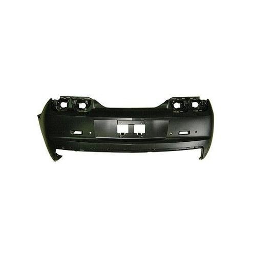 Rear Bumper Cover with Park Assist Sensor Holes without Tow Hooks Primed PTM -CAPA Certified