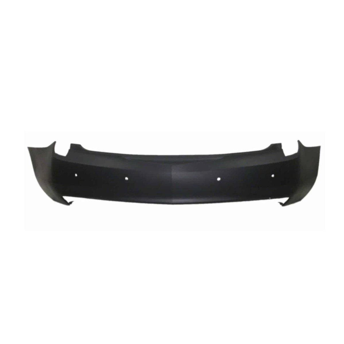 Rear Bumper Cover with Park Assist with Collision Warning Brackets Primed PTM -CAPA Certified