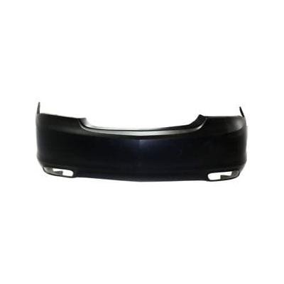 Rear Bumper Cover without Park Assist with Dual Exhaust Primed PTM -CAPA Certified