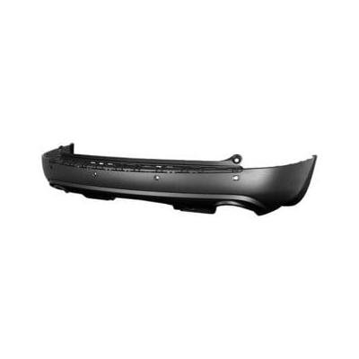 Rear Bumper Cover with Park Assist Sensors without Rear Side Sensors Primed PTM -CAPA Certified