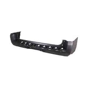Rear Bumper Cover with Park Assist Sensor Holes Primed PTM Except ESV Models -CAPA Certified