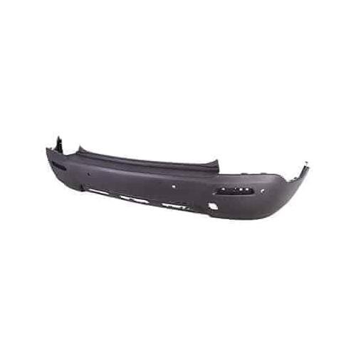 Rear Bumper Cover with Park Assist Sensor Holes Textured Black -CAPA Certified