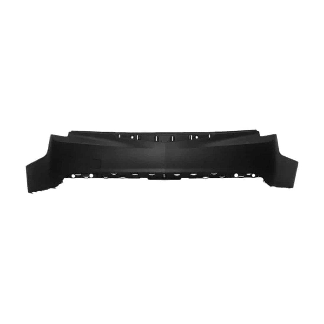 Rear Bumper Cover with Park Assist Sensor Holes/Side Sensor Brackets and Center Radar Bracket Primed PTM -CAPA Certified