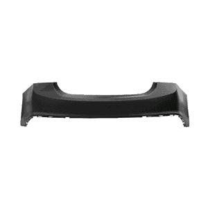 Rear Bumper Cover Primed PTM without Park Assist Sensor Holes without Cross Traffic Alert