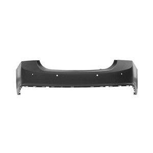Rear Bumper Cover Primed PTM with Park Assist Sensor Holes without Cross Traffic Alert