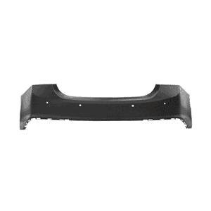 Rear Bumper Cover Primed PTM with Park Assist Sensor Holes with Cross Traffic Alert