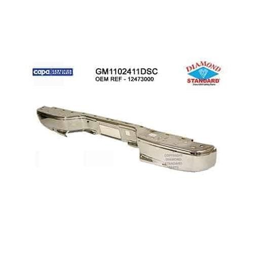 Rear Bumper Face Bar Chrome for Fleetside Models