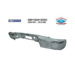 Rear Bumper Face Bar Chrome